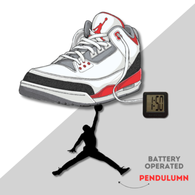 Jordan Shoe Wall Clock