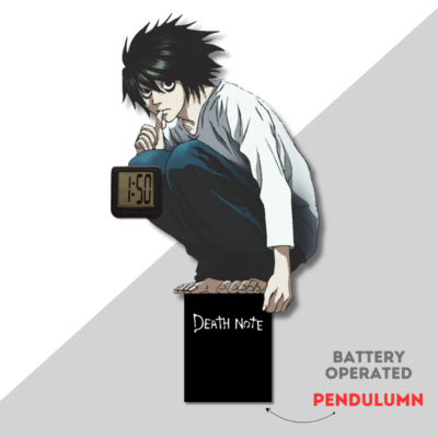 L Death Note Wall Clock